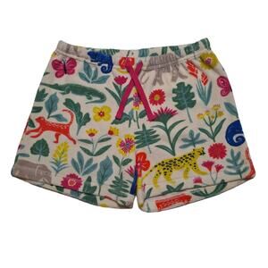 Mini Boden jungle animal print towelling shorts